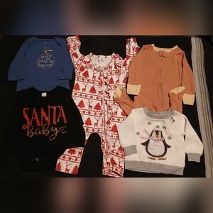 Christmas Festive Girls Clothing Set
